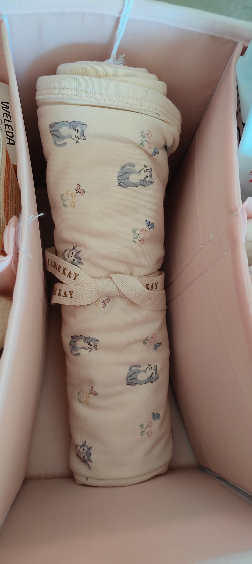 Pink Nappy Caddy Essentials