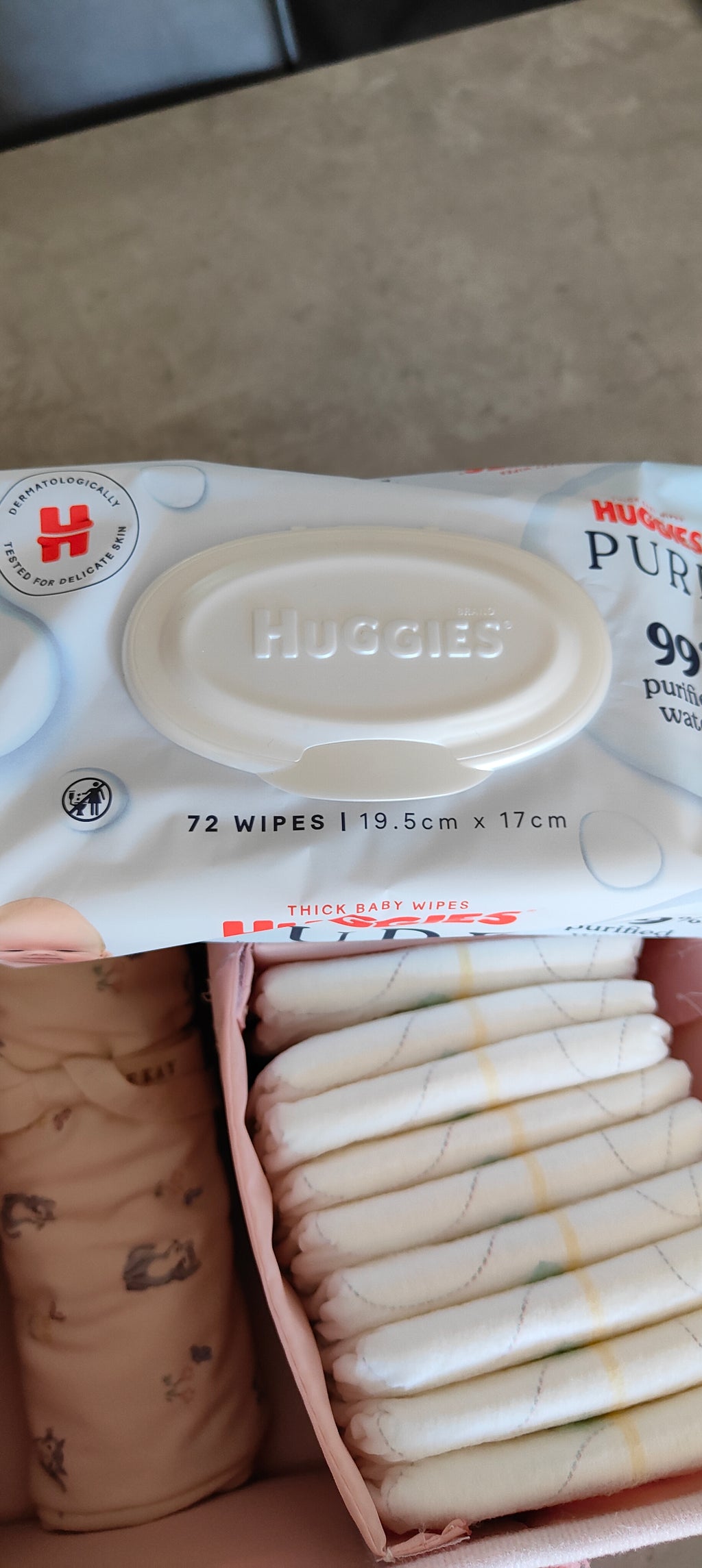 Pink Nappy Caddy Essentials