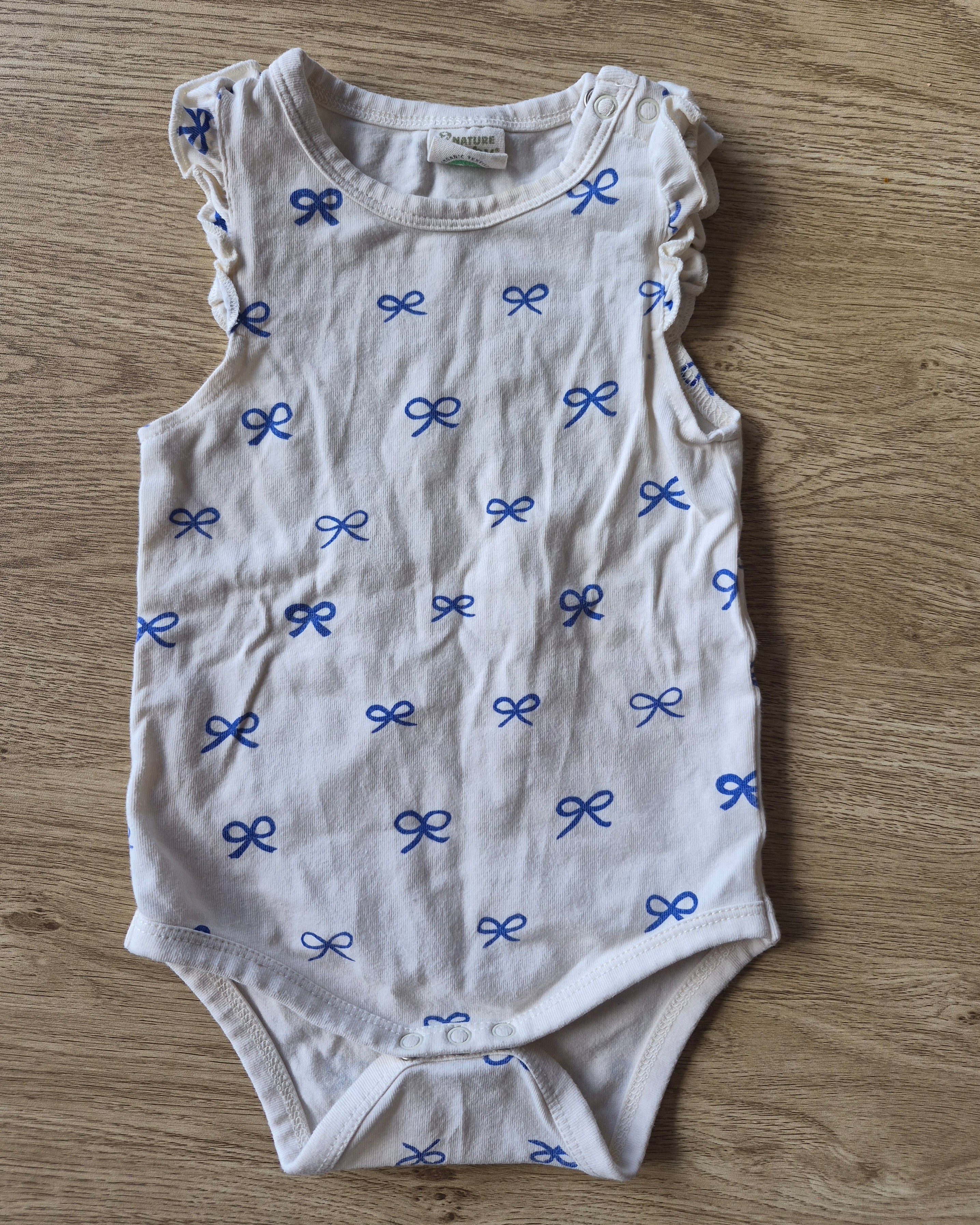 Nature Baby Box Frill Singlet Bodysuit