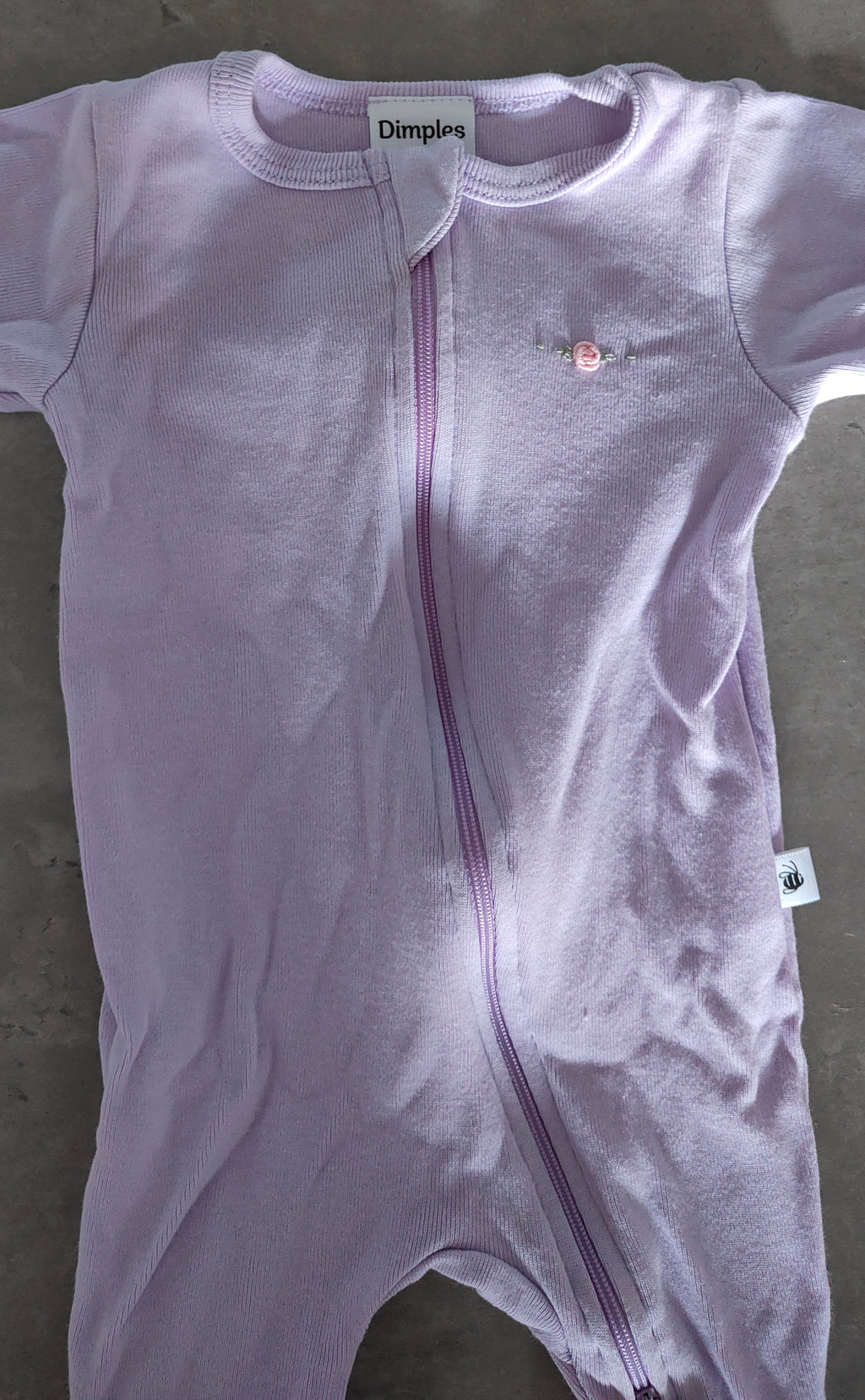 Dimples Long Sleeve Onsie