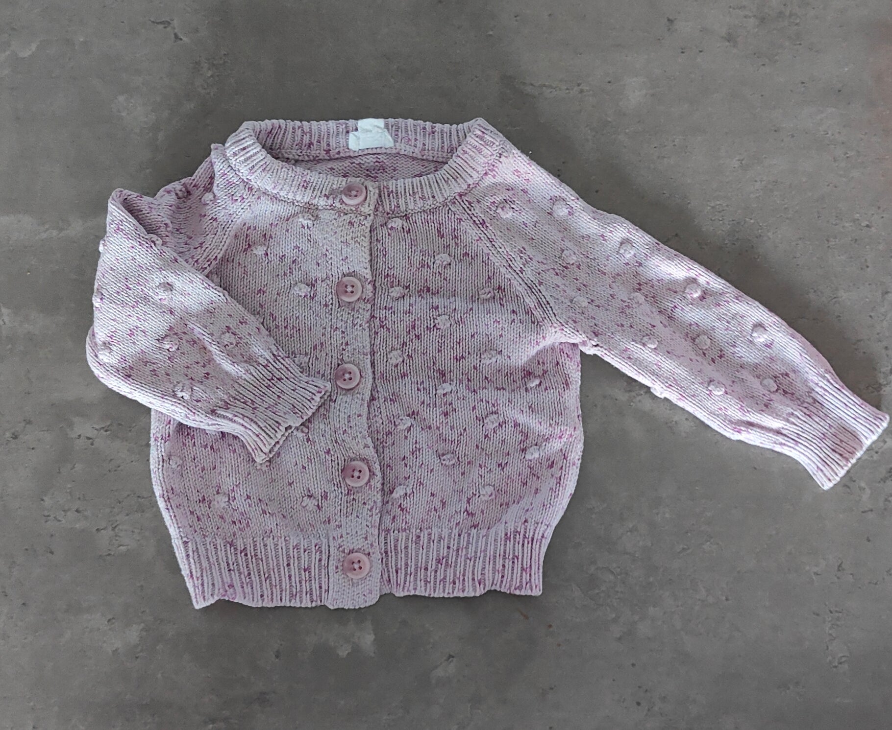 Jamie Kay Cardigan - Purple Dot Button Down