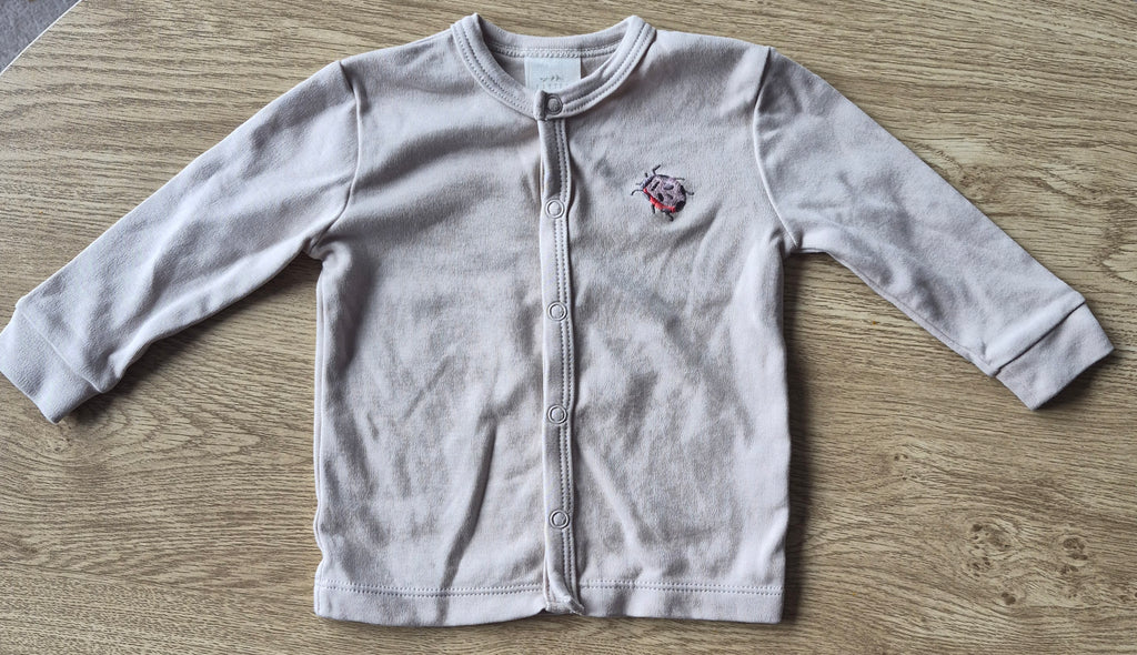 Little Bundle Lady Bird Button Down Long Sleeve Top