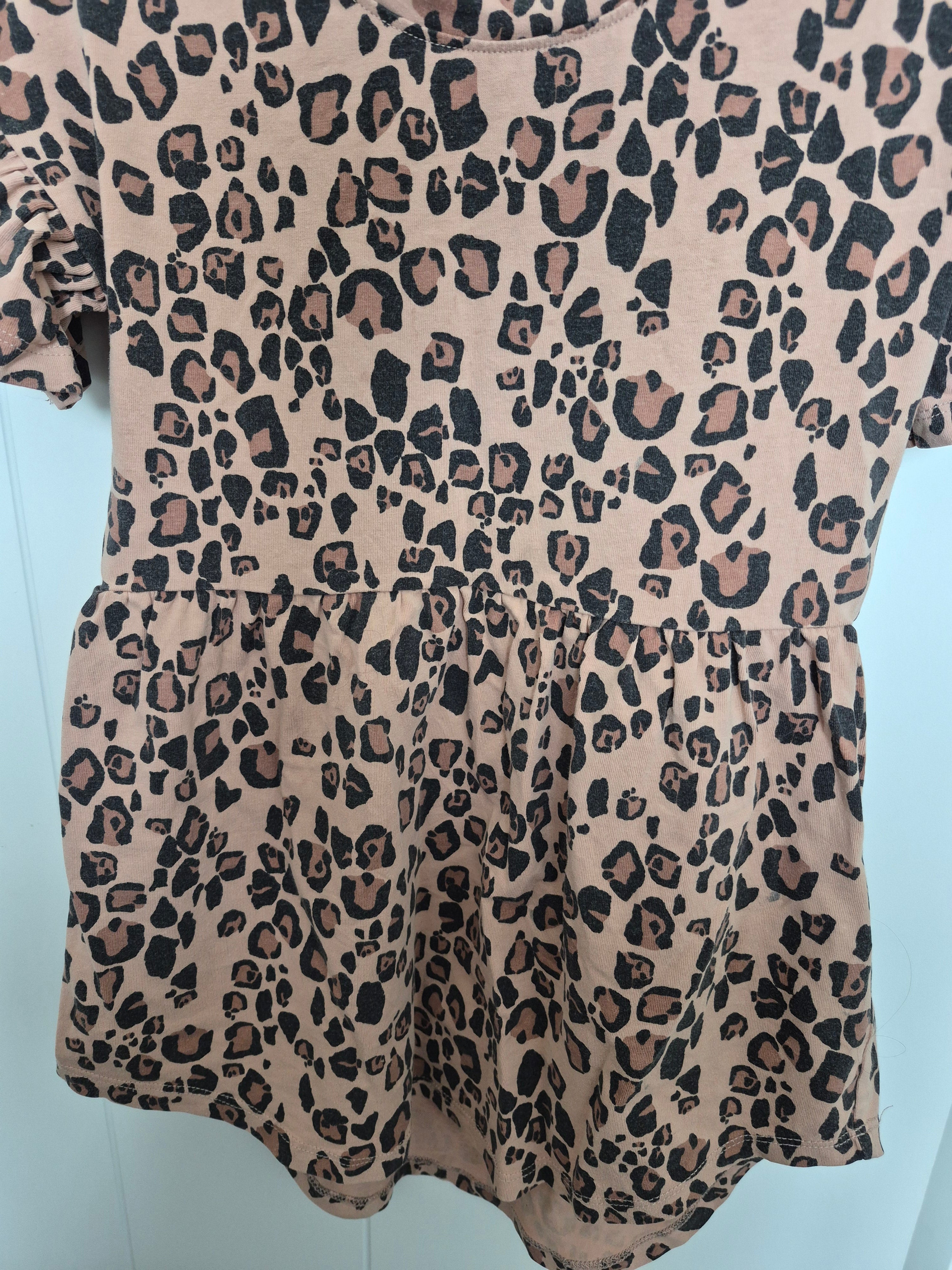 Hux Leopard Print Dress