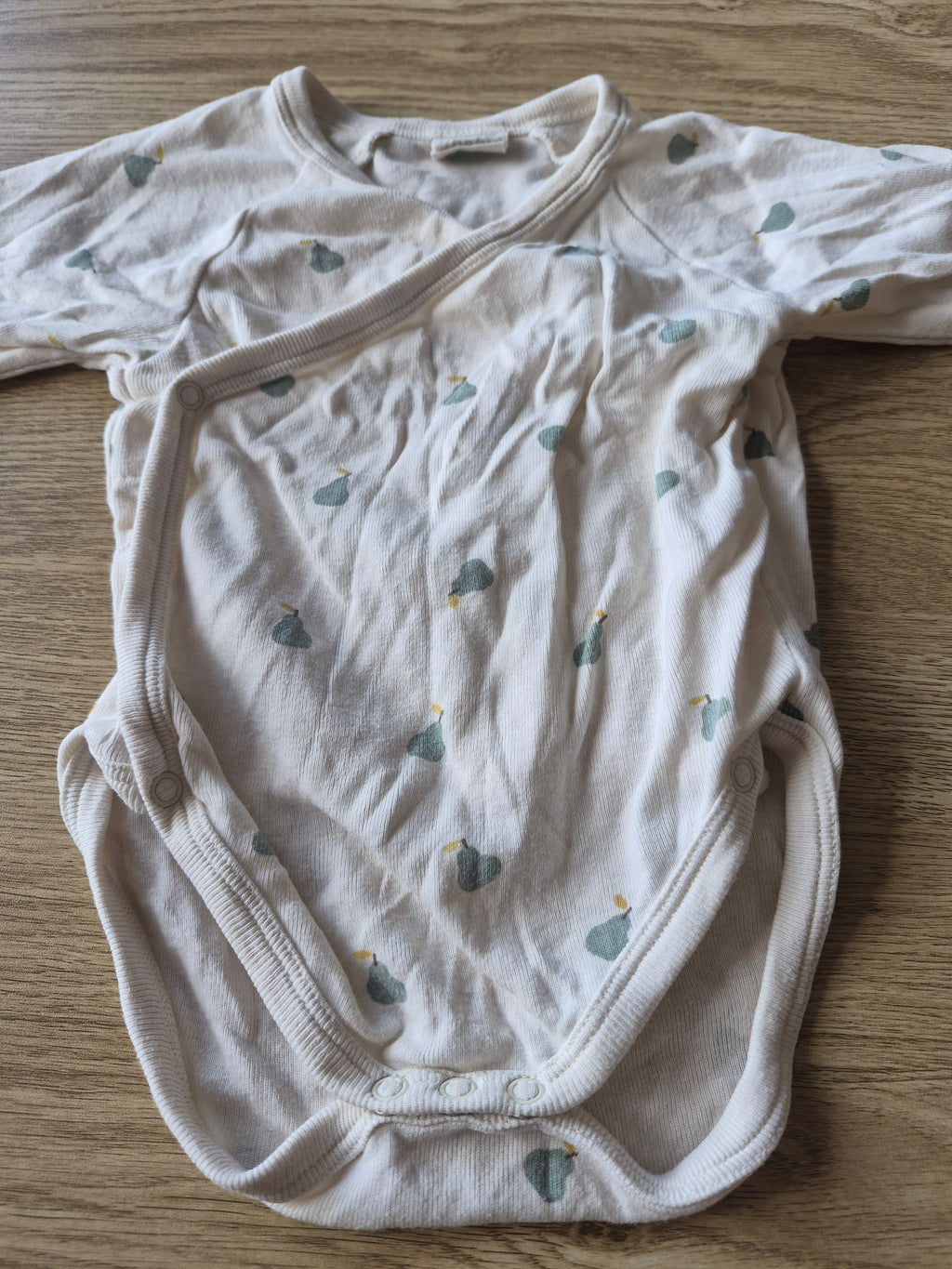 Nature Baby Long Sleeve Pear Kimono Bodysuit