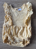Teeny Weeny Yellow Frill Singlet Bodysuit