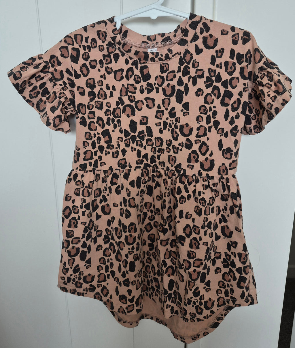 Hux Leopard Print Dress