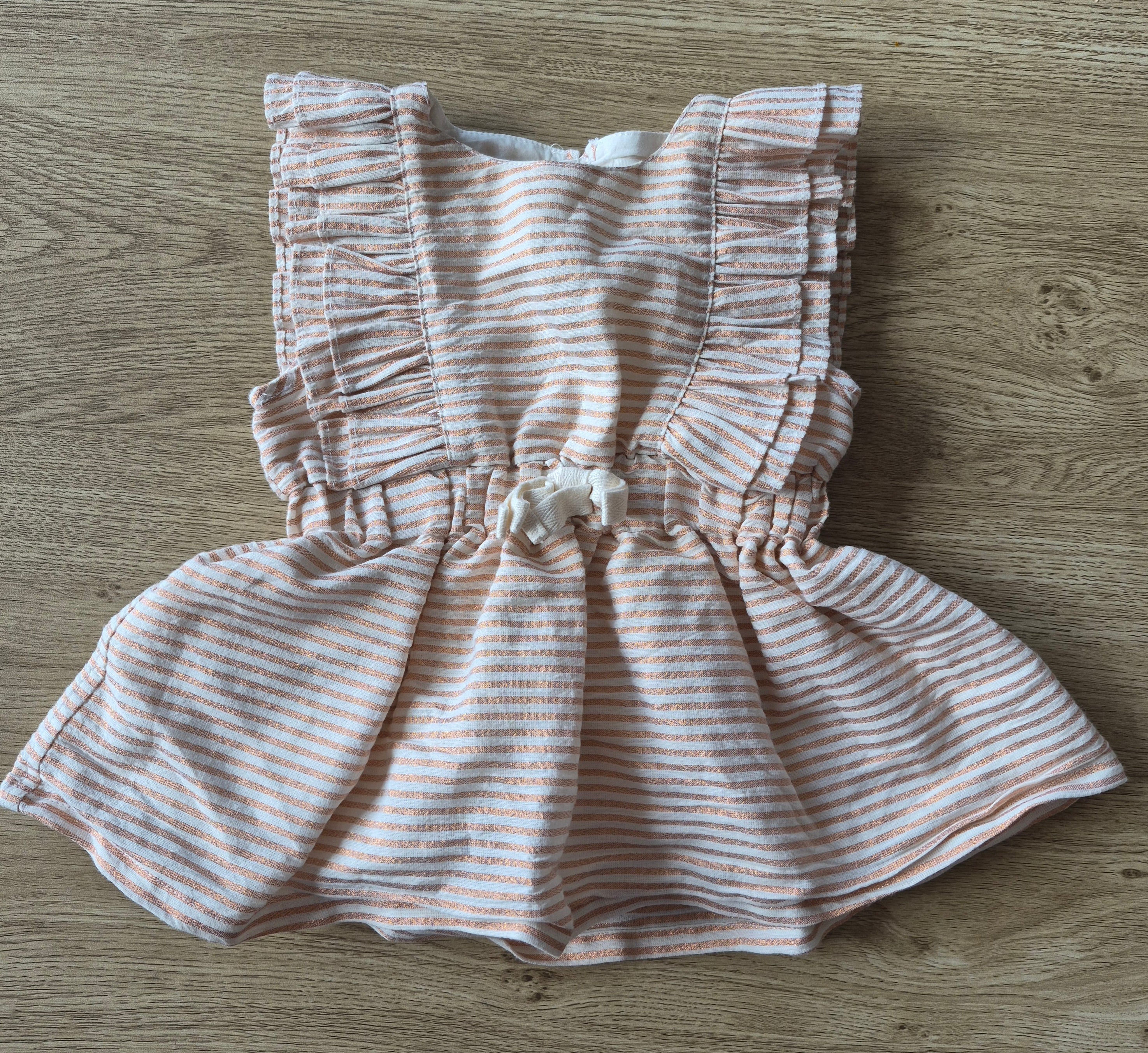 Country Road Frill Short Sleeve  Dress