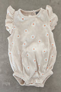 Pin Stripe Daisy Singlet Bodysuit