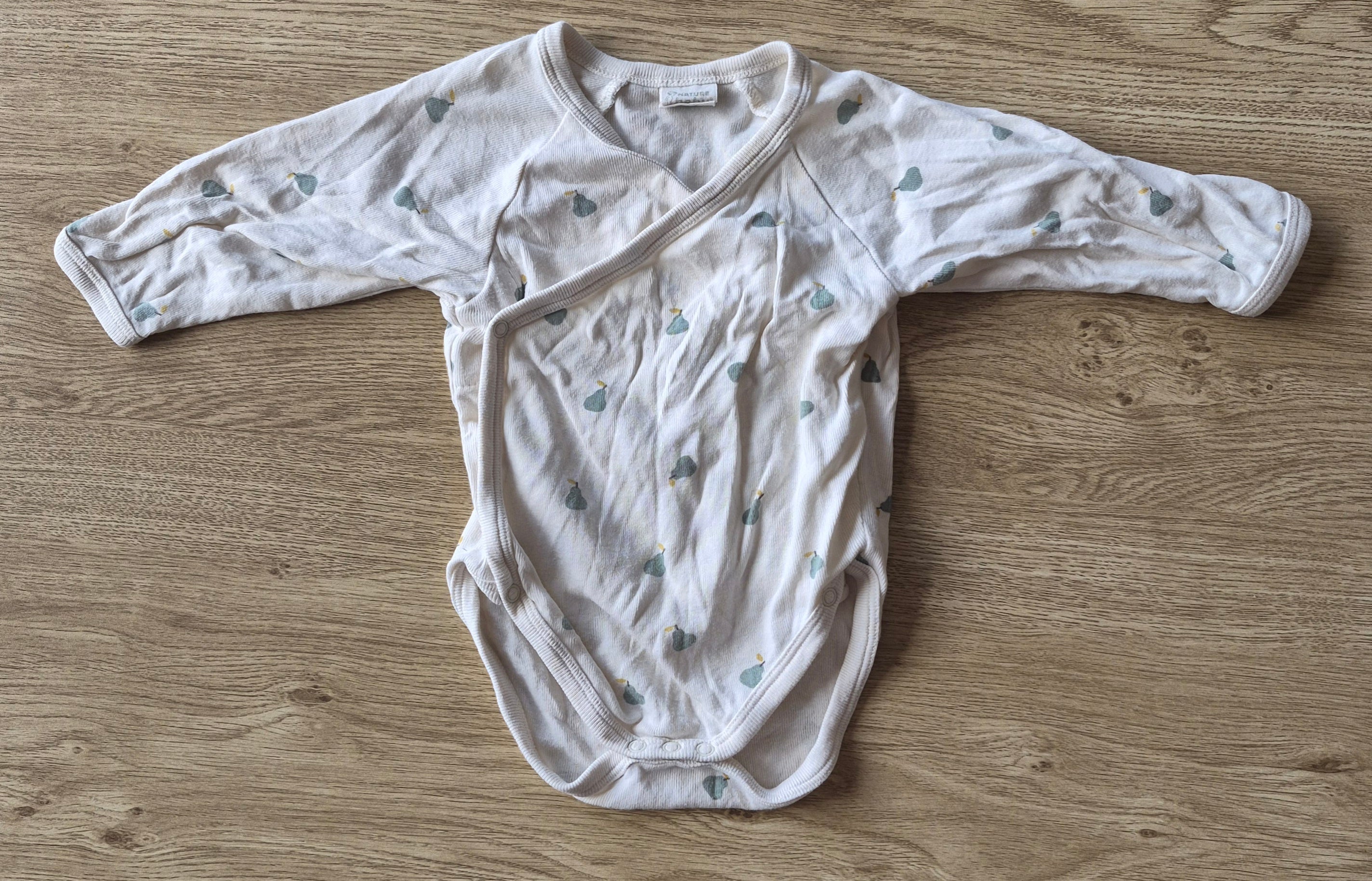 Nature Baby Long Sleeve Pear Kimono Bodysuit