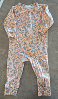 Milky Floral Zip Romper