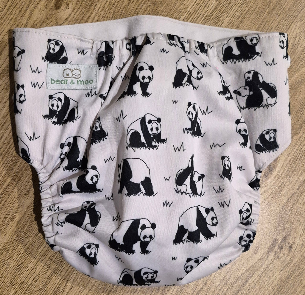 Bear & Moo Panda Reusable Nappy