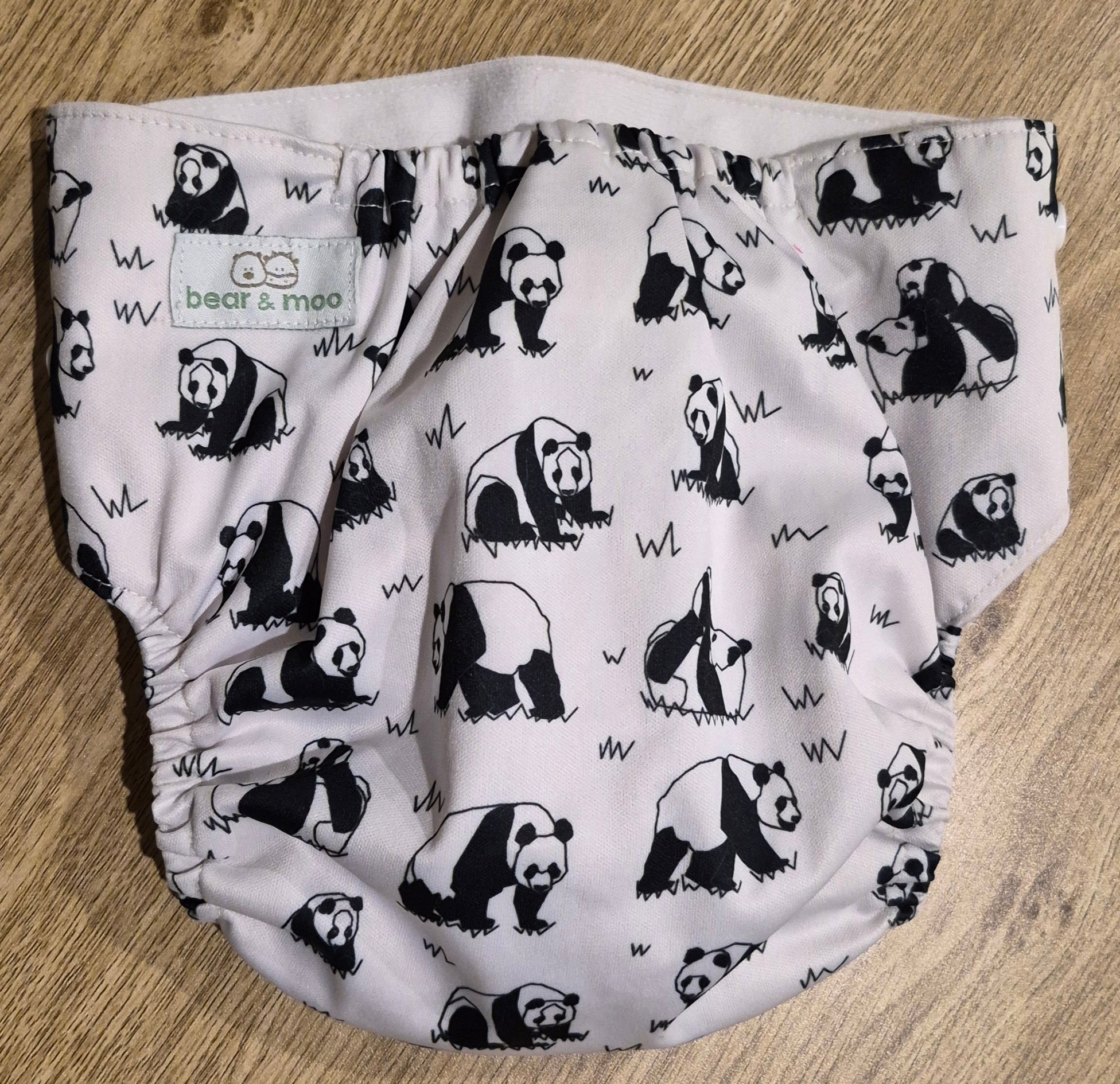 Bear & Moo Panda Reusable Nappy