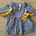 Fox & Finch Checkered Frill Dress