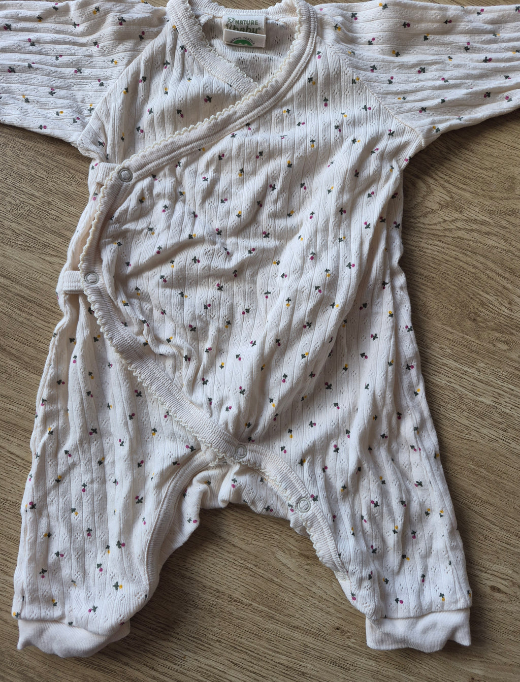 Nature Baby Pointelle Kimono Stretch and Grow