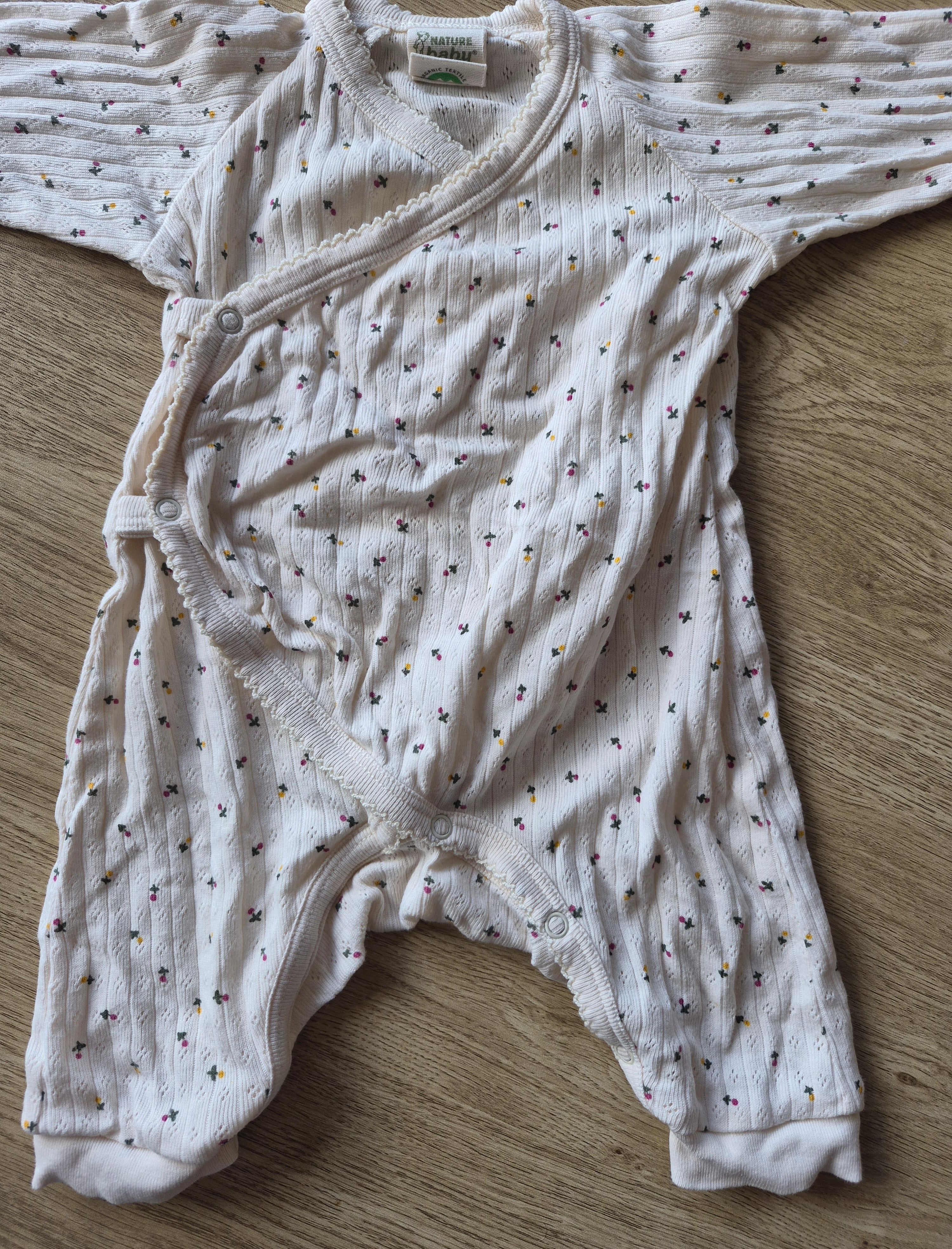 Nature Baby Pointelle Kimono Stretch and Grow