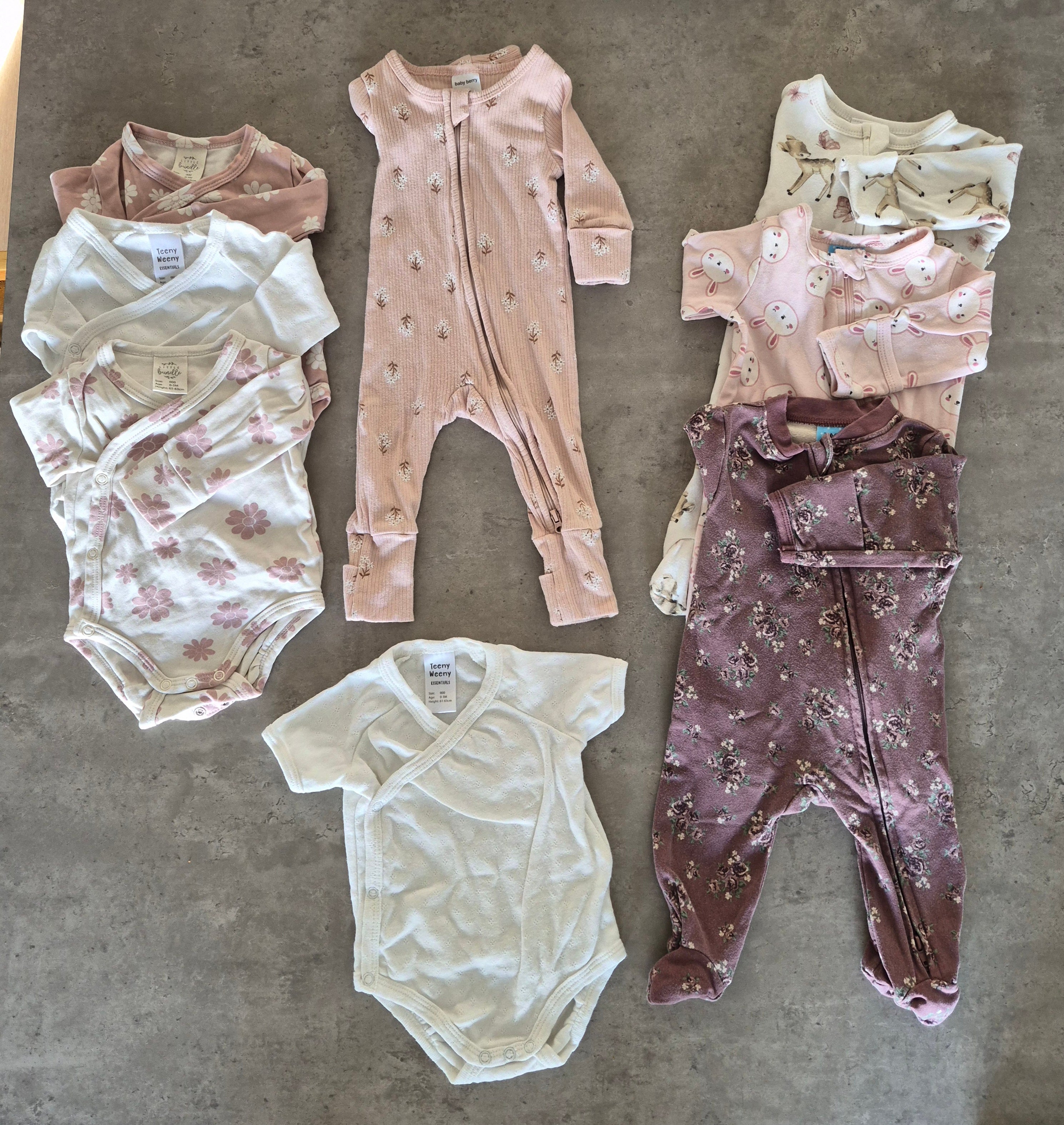 Bundle of 0-3 Months Girls Clothes