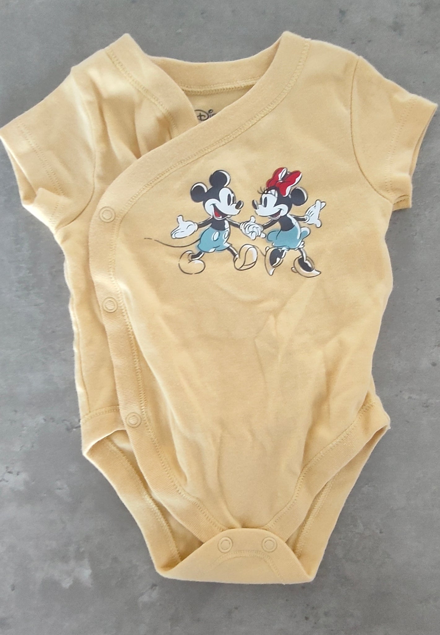 Disney Mickey & Mini Mouse Short Sleeve Bodysuit