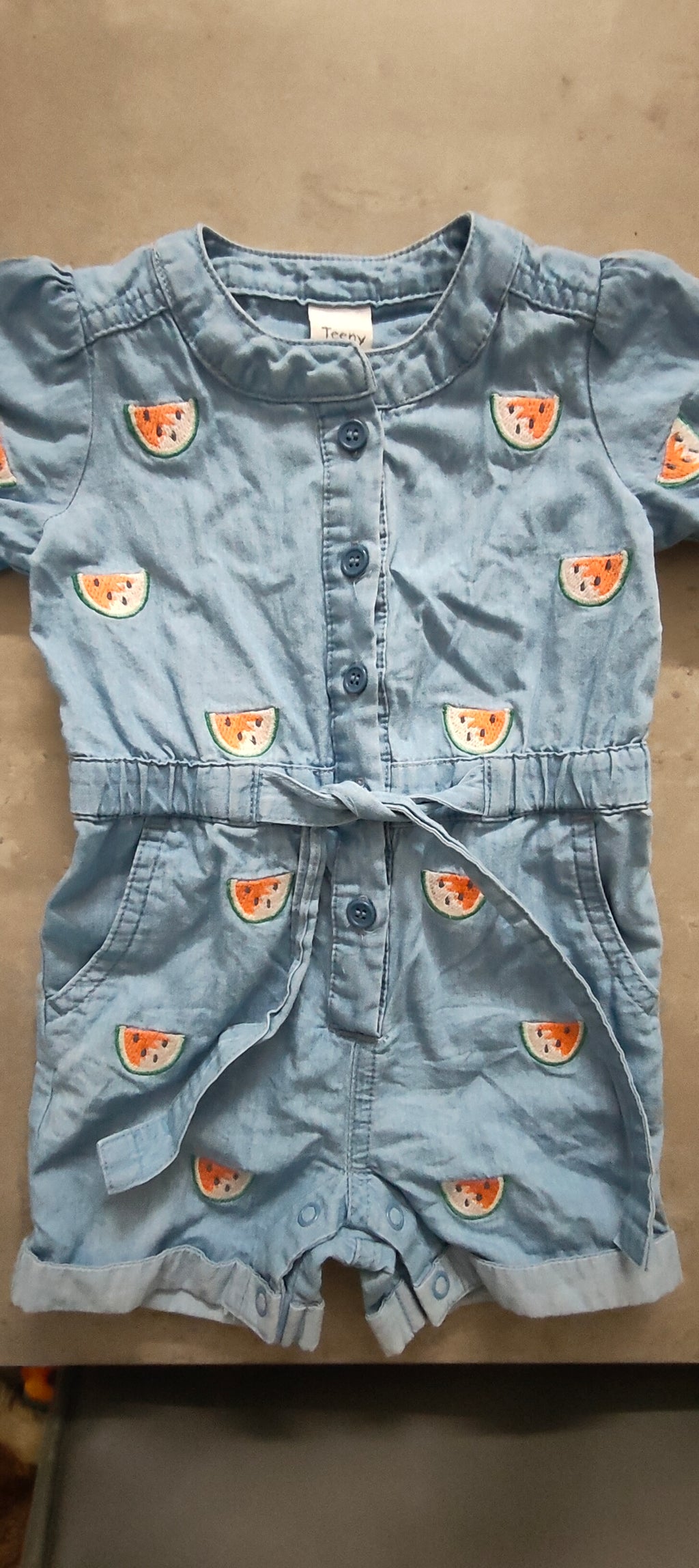 Watermelon Print Jumpsuit