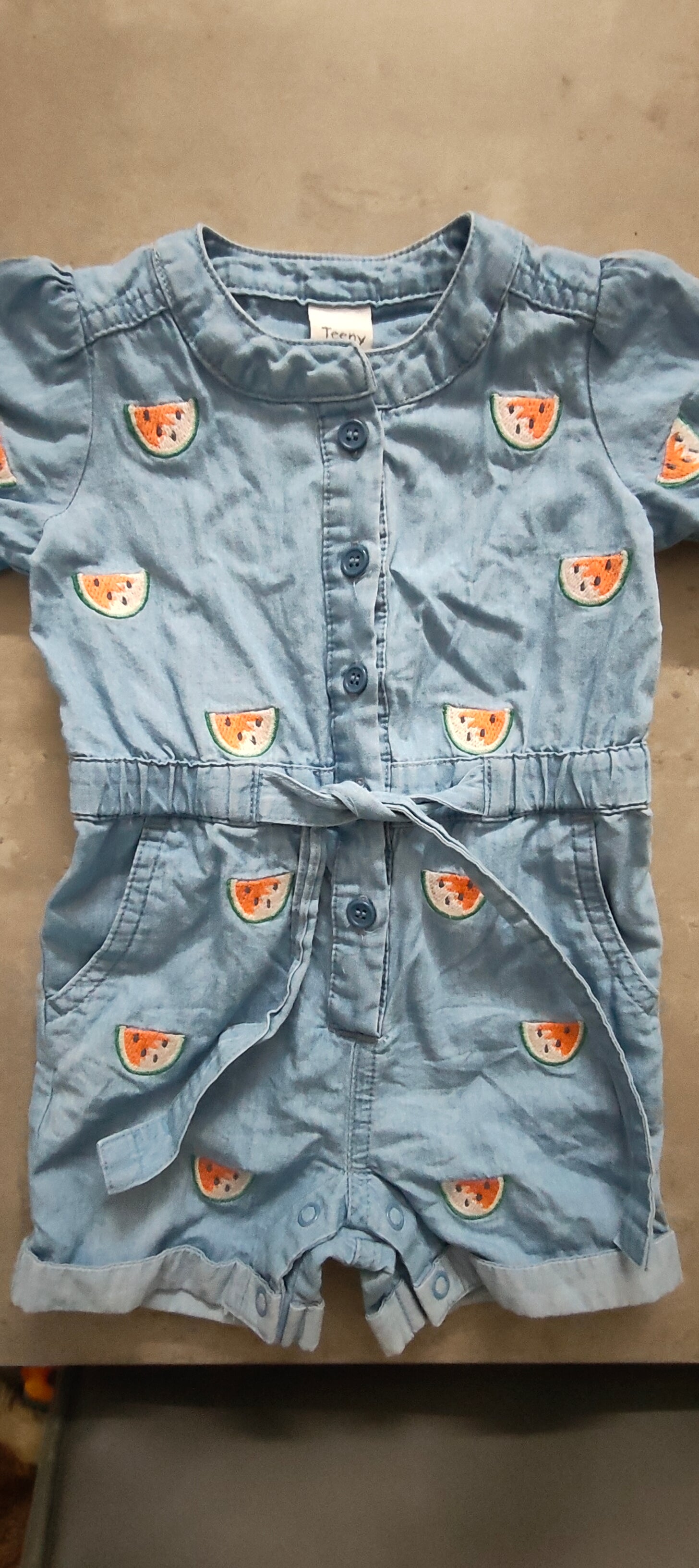 Watermelon Print Jumpsuit