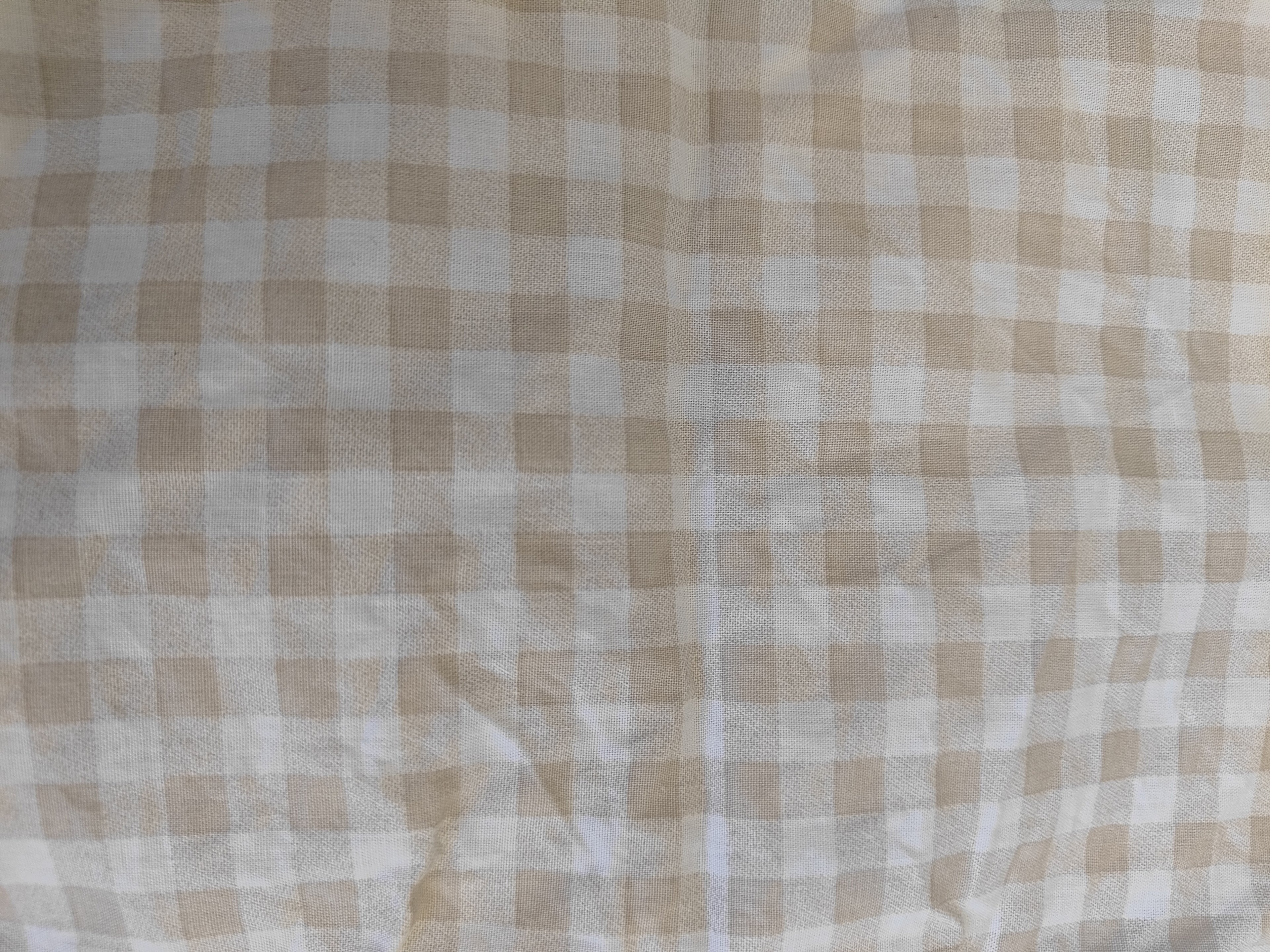 Checkered Beige & White + Australian Wildlife Print Fitted Bassinet Sheets