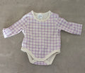 Full Length Checkered Bodysuit - Newborn Size 0000