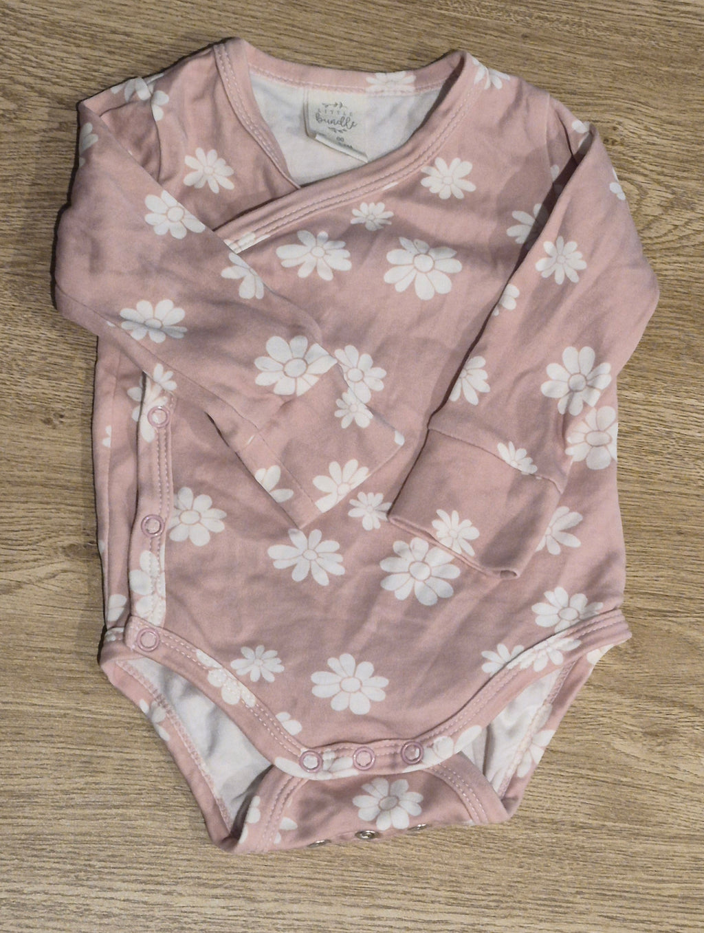 Little Bundle Wrap Long Sleeve  Bodysuit
