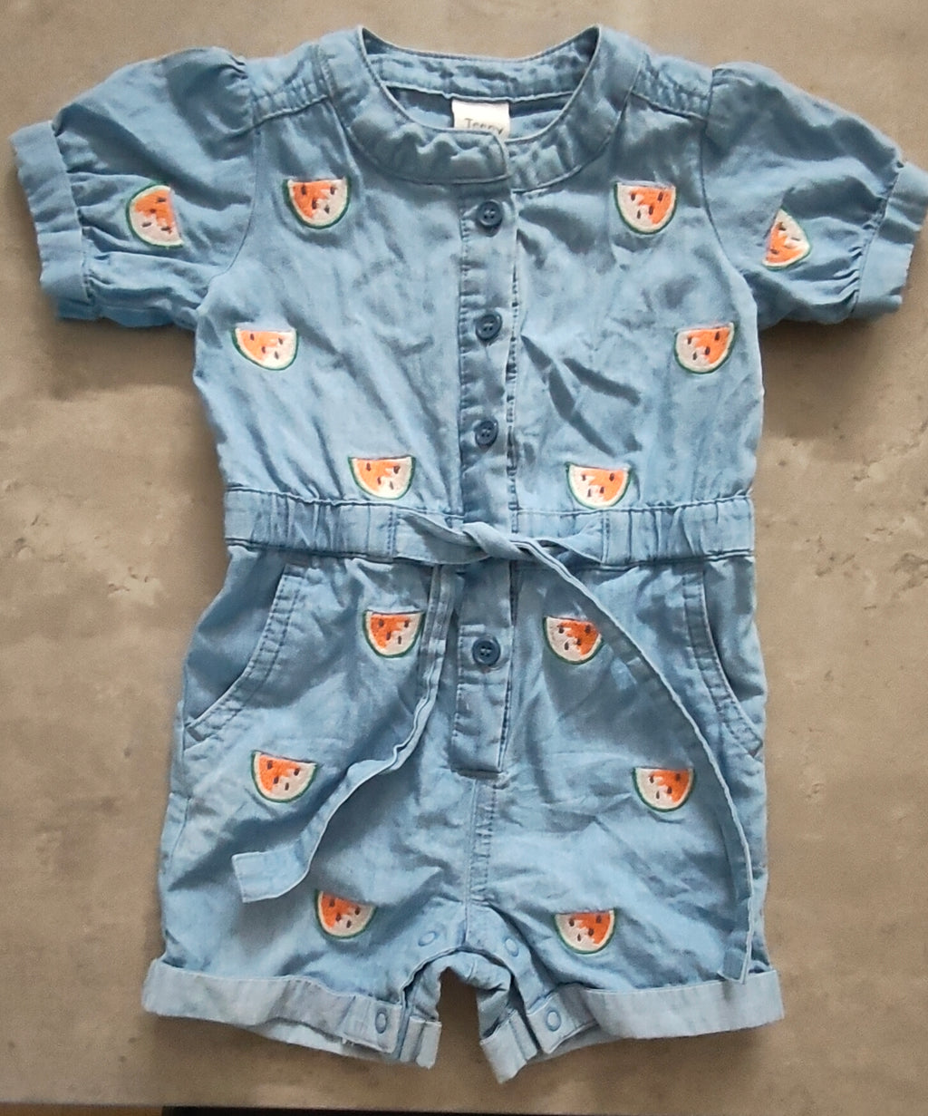 Watermelon Print Jumpsuit