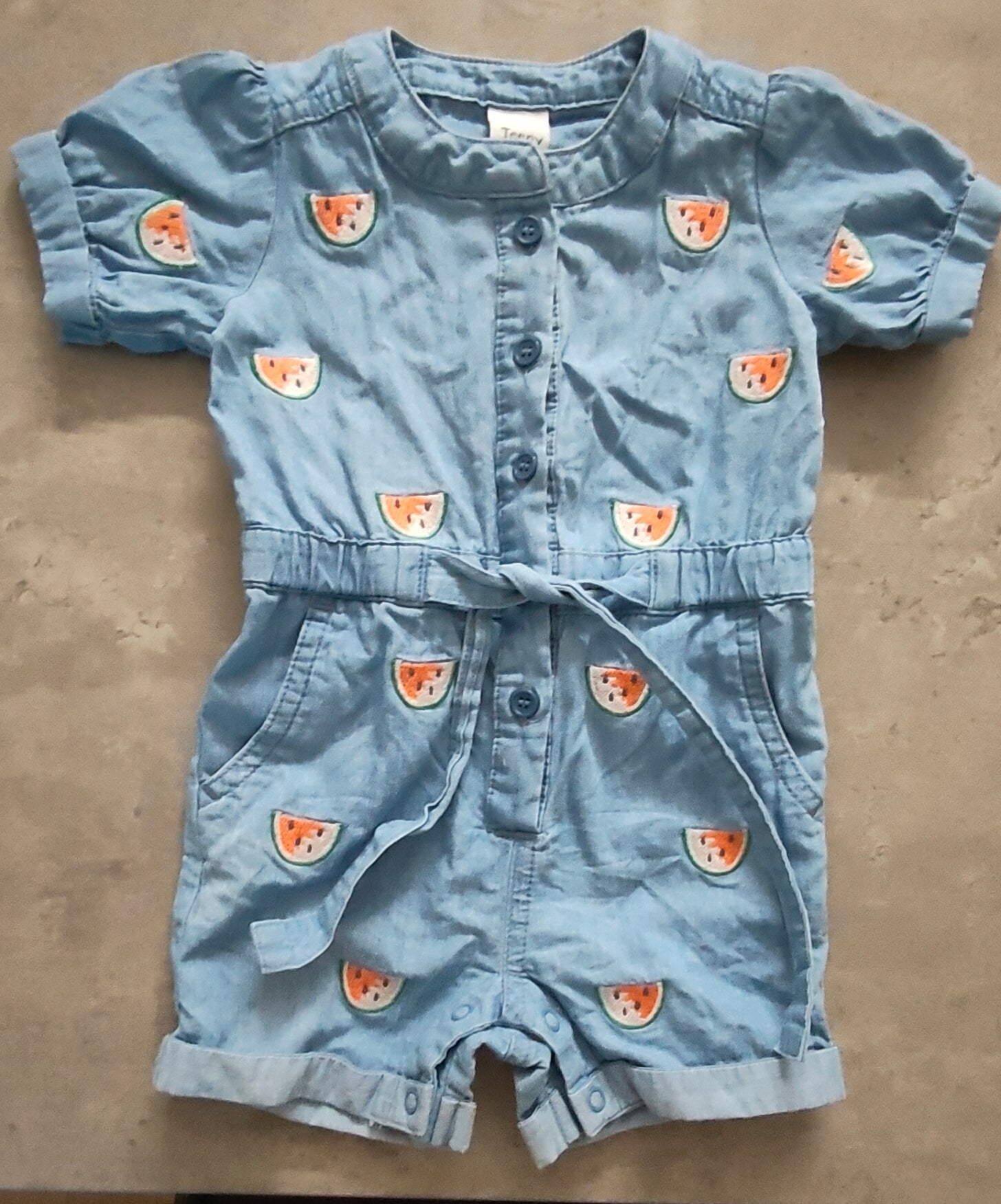 Watermelon Print Jumpsuit