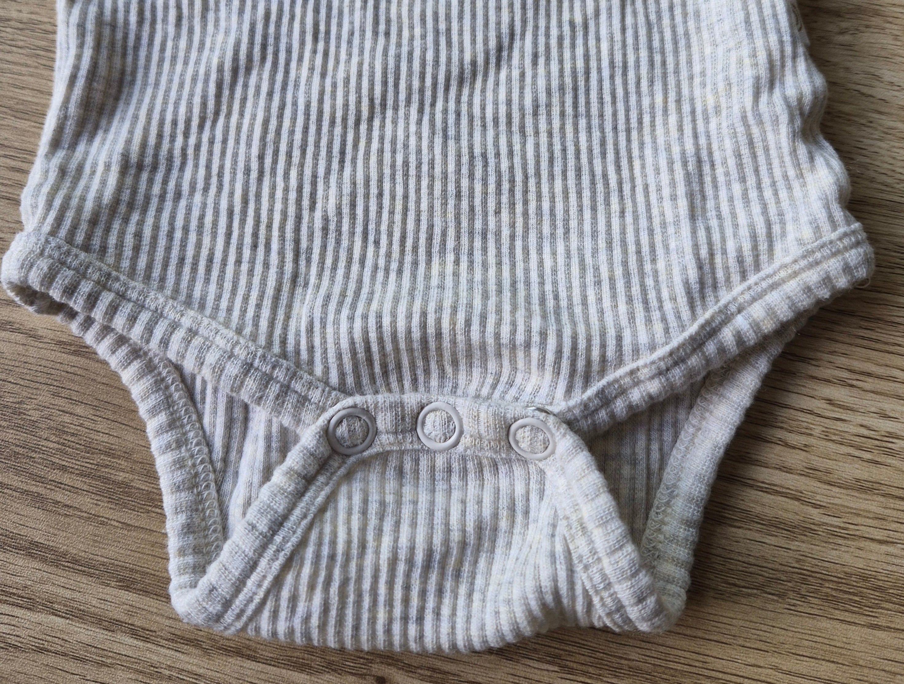 Jamie Kay Ribbed Grey Singlet Bodysuit