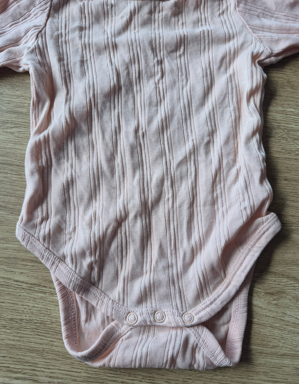 Nature Baby Pink Derby Long Sleeve Bodysuit