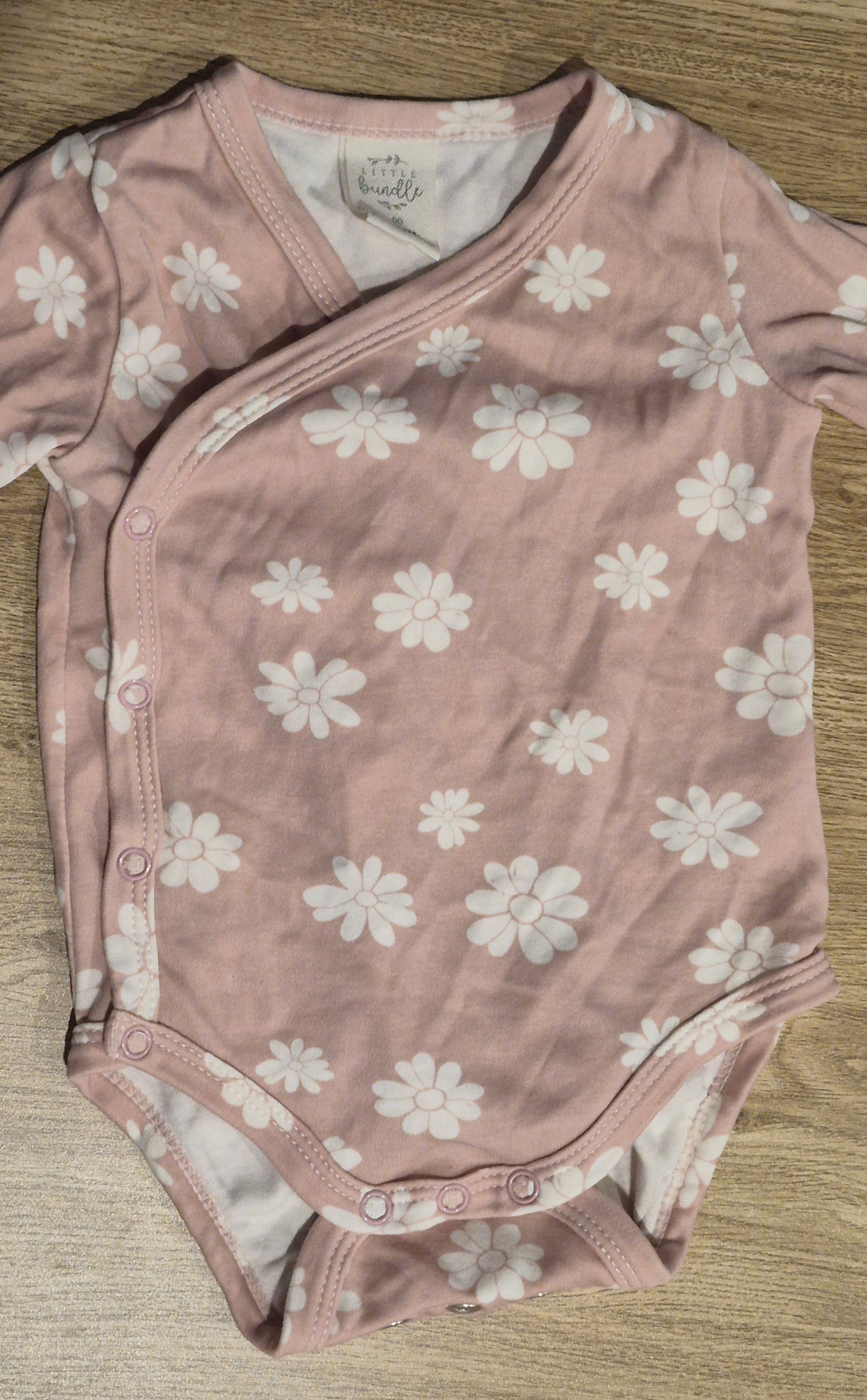 Little Bundle Wrap Long Sleeve  Bodysuit