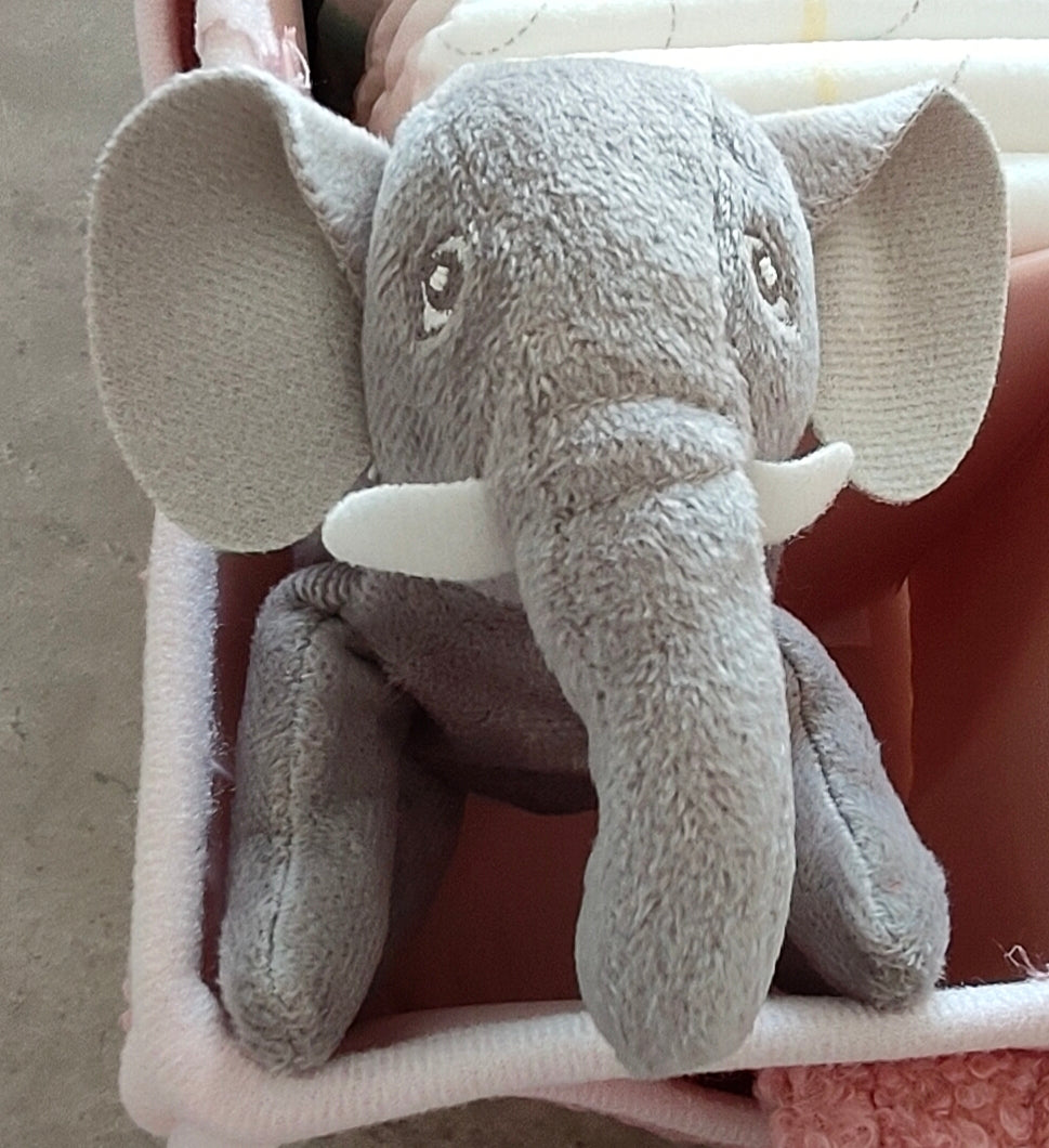 Pink Nappy Caddy Essentials - Perfect for a baby girl