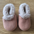 Nature Baby Pink Lambskin Booties